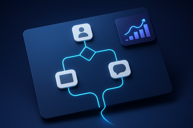 Editorial hero illustration representing Kit as an AI-assisted software tool.