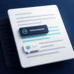 Editorial illustration for Wordtune showing layered document surfaces, rewrite suggestion blocks, and sentence guidance rails.